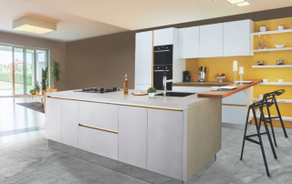 kitchen with fire water clash